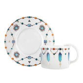 Aryıldız Blue Diamond 12 Parça 6 Kişilik Kahve Fincan Takımı 100 ml thumbnail 8