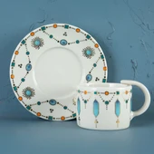 Aryıldız Blue Diamond 12 Parça 6 Kişilik Kahve Fincan Takımı 100 ml thumbnail 5