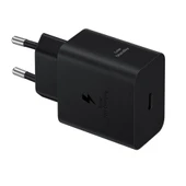 Samsung 45W Type C Çıkışlı Hızlı Şarj Adaptörü Başlığı Siyah EP-T4511NBEGWW (Super Fast Charging 2.0 / PD 3.0 / PPS Destekli) thumbnail 1