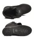 Aspor Siyah Nubuk Hakiki Deri Unisex Worker Bot thumbnail 5