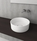 Bocchi Vessel Yuvarlak Çanak Lavabo 38 CM P. Beyaz 1174-061-0125 thumbnail 1