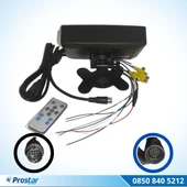 Orjinal 7 inç Dörde Bölünür Araç Monitörü 13 Pin Çıkışlı 4 Kamera Girişli Ekran thumbnail 3