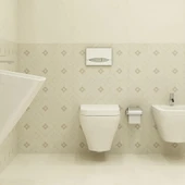 Bocchi Firenze Rimless Asma Klozet Parlak Beyaz Kapak Hariçtir 1304-064-0128 thumbnail 3