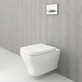 Bocchi Firenze Rimless Asma Klozet Parlak Beyaz Kapak Hariçtir 1304-064-0128 thumbnail 2