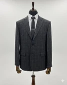 Baba Erkek Geniş Kesim Çift Düğmeli Blazer Ceket Klasik ve Modern Şıklık thumbnail 3