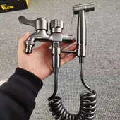 Quviem Everest Çiftli Musluklu Taharetmatik Seti QU-601102499902590 thumbnail 4