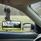 360 Derece Dönebilen Vakumlu Araç Telefon Tutucu thumbnail 3