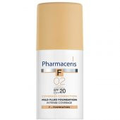 Pharmaceris F Mild Fluid Intense Coverage Foundation Spf 20 02 Sand Yoğun Kapatıcılı Fondöten - 1