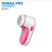 Sonax Pro Şarjlı Tiftik Temizleme Makinesi SN-9911 – Güçlü 3W Motor, USB Şarjlı, Kıyafet ve Kumaş Tüy Alma Cihazı Pembe thumbnail 3