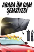 Ön Cam Güneşlik Şemsiye Tüm Araçlar İçin Araba Katlanabilir Güneşlik thumbnail 3