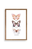 Kelebekler Ahşap Çerçeveli Tablo 17 x 23 thumbnail 1