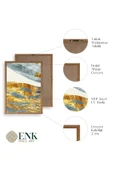 Soyut Ahşap Çerçeveli Tablo 23 x 30 thumbnail 4