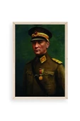 Atatürk Ahşap Çerçeveli Tablo 50 x 70 thumbnail 1