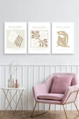 Matisse Üçlü Ahşap Çerçeveli Tablo 50 x 70 thumbnail 1