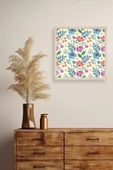 Çiçek Ahşap Çerçeveli Tablo 50 x 50 thumbnail 2