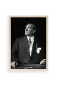 Atatürk Ahşap Çerçeveli Tablo 50 x 70 thumbnail 1