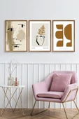 Modern Üçlü Ahşap Çerçeveli Tablo 40 x 60 thumbnail 2