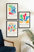 Matisse Üçlü Ahşap Çerçeveli Tablo 30 x 40 thumbnail 2