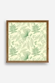 Yaprak Ahşap Çerçeveli Tablo 42 x 42 thumbnail 1