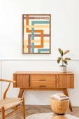 Bauhaus Ahşap Çerçeveli Tablo 30 x 42 thumbnail 3