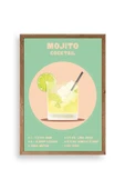 Mojito Ahşap Çerçeveli Tablo 50 x 70 thumbnail 1