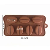 Kahve Çekirdeği Şekilli Silikon Kalıp thumbnail 3