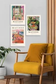 Matisse Üçlü Ahşap Çerçeveli Tablo 50 x 70 thumbnail 3