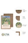 Monet Üçlü Ahşap Çerçeveli Tablo 30 x 40 thumbnail 4