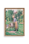 Camille Pissarro Ahşap Çerçeveli Tablo 23 x 30 thumbnail 1