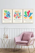 Matisse Üçlü Ahşap Çerçeveli Tablo 50 x 70 thumbnail 2