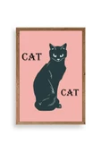 Cat Ahşap Çerçeveli Tablo 50 x 70 thumbnail 1