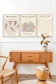 Matisse Üçlü Ahşap Çerçeveli Tablo 30 x 40 thumbnail 3