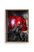 Atatürk Ahşap Çerçeveli Tablo 17 x 23 thumbnail 1