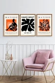 Matisse Üçlü Ahşap Çerçeveli Tablo 50 x 70 thumbnail 2