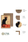 Chat Noir Ahşap Çerçeveli Tablo 17 x 23 thumbnail 4