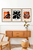 Matisse Üçlü Ahşap Çerçeveli Tablo 50 x 70 thumbnail 3