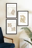 Matisse Üçlü Ahşap Çerçeveli Tablo 50 x 70 thumbnail 2