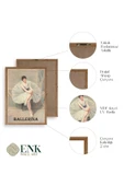 Ballerina Ahşap Çerçeveli Tablo 23 x 30 thumbnail 4