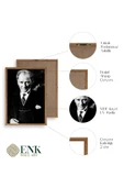 Atatürk Ahşap Çerçeveli Tablo 17 x 23 thumbnail 5