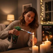 BUFFER® Outdoor Kamp, Piknik ve Tamir İşleri İçin Kamp Gazı Seti - Taşınabilir Pürmüz Alev Tabancası ve Yüksek Performanslı Gaz Kartuşu thumbnail 3