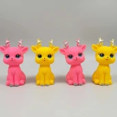 Evcil Hayvan Sesli Geyik Şeklinde Plastik Oyuncak thumbnail 2