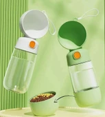 Taşınabilir Evcil Hayvan Mama Hazneli Su Matarası thumbnail 5