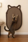 Mikopet Dekoratif Kedi Kulaklı Tırmalama Paspası thumbnail 2