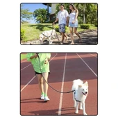 Evcil Hayvan Reflektörlü Fitil Gezdirme Tasması 10 mm x 120 cm thumbnail 3