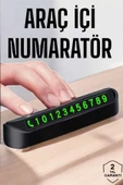 Numaralık Araç İçi Araba Araç Park Numaratör Telefon Numarası Yazma thumbnail 1