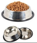 Paslanmaz Çelik Metal Mama Kabı 15 cm. thumbnail 2