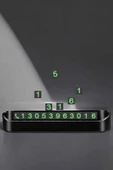 Araç İçi Numaratör Numaralık Torpido Üstü Açılır Kapanır Telefon Numarası Bırakma thumbnail 3