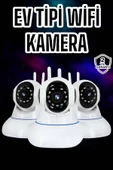 Wifi Kamerası Çift Yönlü Bebek Güvenlik Kamerası Gece Görüşlü thumbnail 1