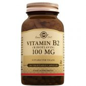 Solgar Vitamin B2 (Riboflavin) 100 mg 100 Kapsül - 1