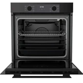 Ferre SilentArt&FryArt BACE Sessiz Vitro. Elektrikli Siyah Ankastre Set (D086-SA + MS261 + QEP63CS) thumbnail 6